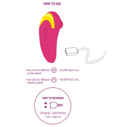 Xocoon Stimulateur de clitoris Infinite Love Rose